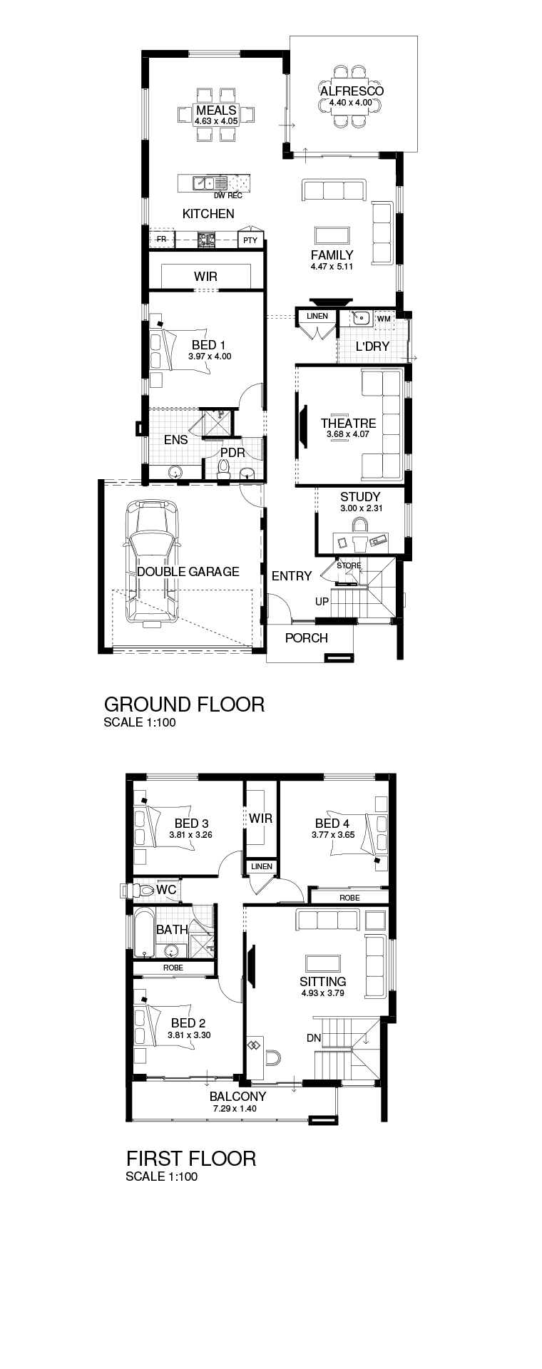 Narrow Lot Homes Home Designs Perth Rosmond Custom Homes